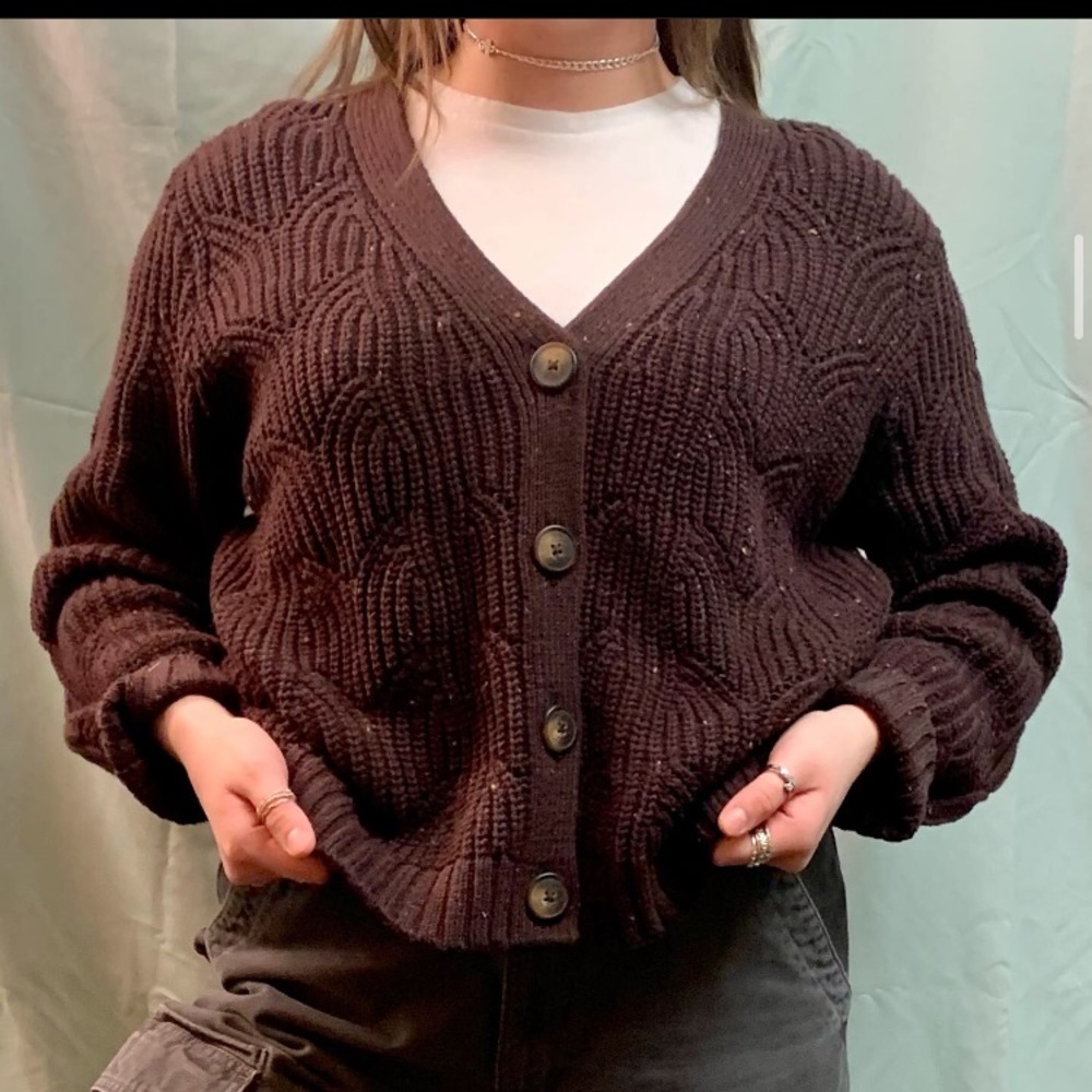 Knit cardigan